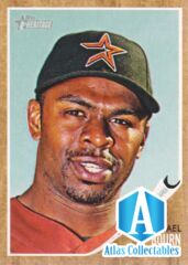 2011 Topps Heritage #432 Michael Bourn SP Houston Astros